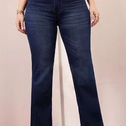 Miss Chase A+ Women Wide Leg High-Rise Light Fade Stretchable Jeans-picture-41