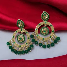 MYSTERIOUSMART Circular Drop Earrings image 2