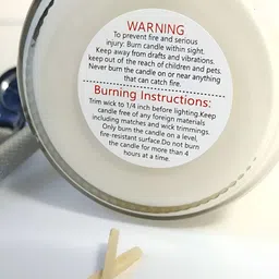 Aromatic Fables White & Yellow 1 pieces Jar Candle image 2