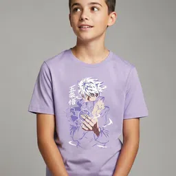 LONDON STREETS Boys Graphic Printed Round Neck Short Sleeves Cotton T-shirt-picture-11