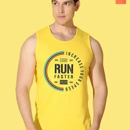 WOOSTRO Pack Of 2 Printed Combed Cotton GymInnerwear VWS26(BKLN ORANGE)(RUN YELLOW)-picture-18