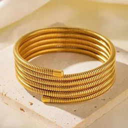 MEENAZ Women American Diamond Antique Gold-Plated Bracelet-picture-24