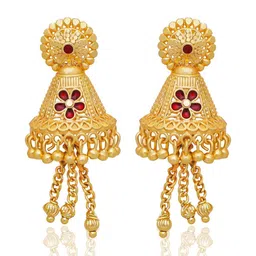 Luv Fashion Geometric Jhumkas Earrings image 3