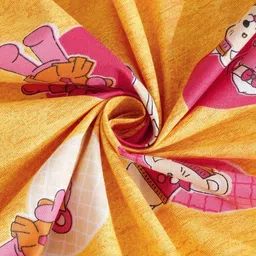 Myntra Elegant Homes Cartoon Characters Printed 400 TC King Bedsheet with 2 Pillow Covers image 3