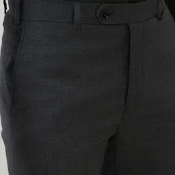 Raymond Contemporary Fit Mid Rise Formal Trousers image 5