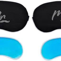 jk enterprise Eye Mask For Dry Eye,Puffy Eye, Dry Eye And Eye Fatigue (2-Black-Mr.-Mrs..) image 1