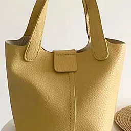 StyleCast Half Moon Handheld Bag with Cut Work image 3