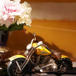 Pure Home and Living Yellow Figurine Showpiece image 1