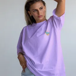 CORSICA Graphic Printed Drop-Shoulder Sleeves Cotton Oversized T-shirt image 5