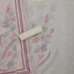Soch Printed Linen Unstitched Dress Material image 2