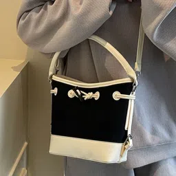 CORSICA Women Colourblocked Structured Bow Detail Sling Bag image 4
