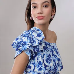 Aarsi Women Printed Top with Skirt image 2