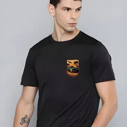 SZN Graphic Printed Round Neck Sports T-shirtt-picture-14