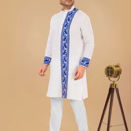 FRANSCART Men Thread Work Kurta-picture-33