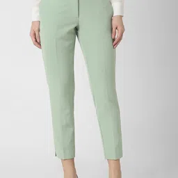 Van Heusen Woman Slim Fit Cropped Formal Trousers-image-99