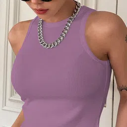 BAESD Pack Of 2 Ribbed Fitted Crop Top image 2