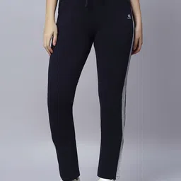 LAASA  SPORTS Women Cotton Striped Track-Pants-picture-30