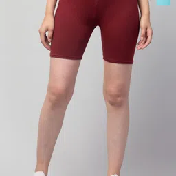 ULLAS Women Skinny Fit Cycling Sports Shorts-image-46