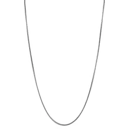 Roadster Men Brass Silver-Plated Chain With Lobster Closer image 2