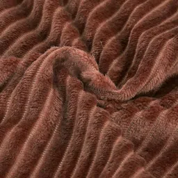 RD TREND Coffee Brown Set of 5 Striped Square Cushion Covers image 5