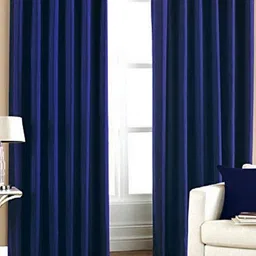 BELLA TRUE Blue 2 Pieces Eyelet Fitted Long Door Curtains-image-43