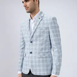 killer Men Checkered Single Breasted Casual Blazer image 3