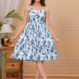 TFP Floral Print Fit & Flare Dress-picture-42