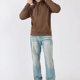 Espanshe Oversized Hooded Long Sleeves Pullover Sweatshirt image 3