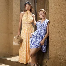 Sunscape Printed Halter Neck Top & Skirt Co-ords image 2