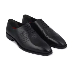 ROSSO BRUNELLO Men Leather Round Toe Formal Oxfords-picture-34