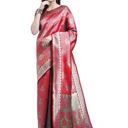 Maroosh Woven Design Zari Banarasi Saree-picture-30