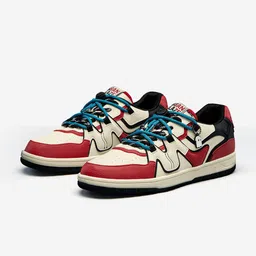 The Souled Store Men Colourblocked PU Sneakers image 4