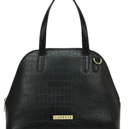 Basil Satchel Medium Black Shoulder Bag for Women Messenger Bag-image-84