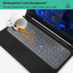 Take Off 15 INCH LAPTOP DESKTOP KEYBOARD PROTECTOR 14 INCH LAPTOP DESKTOP KEYBOARD Keyboard Skin image 4