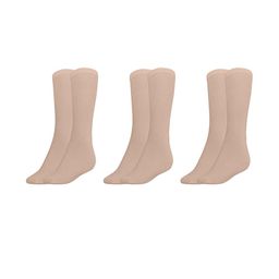 MUKHAKSH Unisex Beige Socks-picture-1