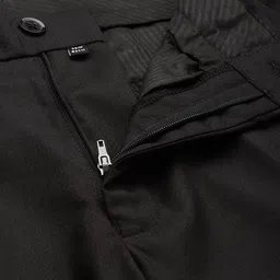 Van Heusen Men Textured Slim Fit Formal Trousers image 4