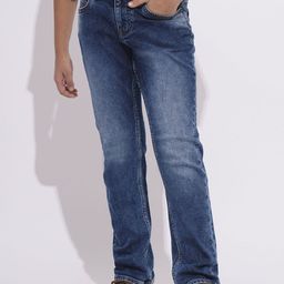 Jack & Jones Junior Boys Straight Fit Denim Cotton Heavy Fade Jeans-picture-3
