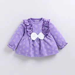 Smart Baby Floral Print Ruffled A-Line Dress image 2