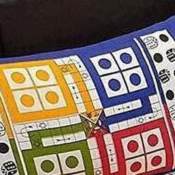 DGSM CRAFT Multicoloured Graphic 144 TC King Bedsheet with 2 Pillow Covers image 5