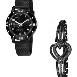 Gopal Shopcart Unisex Bracelet Style Analogue Watch With Bracelet C1001BLK Aeivyo S W H-picture-36