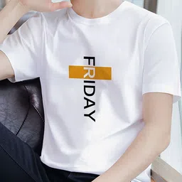 StyleCast Men Typography Printed Applique T-shirt-picture-41