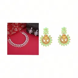 Women Click Stones Studded Jewellery Set-picture-18