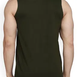 WOOSTRO Men Pack Of 2 Printed Combed Cotton Innerwear Gym Vests image 2