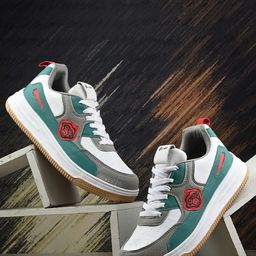 BIRDE Men Colourblocked Lace-Ups Comfort Insole Sneakers-picture-18