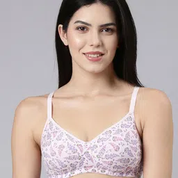 Enamor Floral Bra Full Coverage All Day Comfort Full coverage Non Padded Bra-image-56