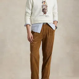 Polo Ralph Lauren Men Polo Bear Printed Long Sleeve Hoodie-image-12
