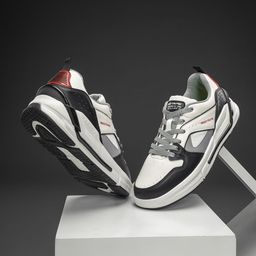 Red Tape Men Colourblocked PU Sneakers-picture-3