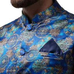 B BEN Sleeveless Self Design Men Jacket () image 2