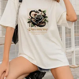 Moda Rapido Women Printed T-shirt image 4