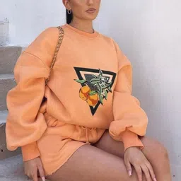 HERE&NOW Printed T-Shirt With Shorts Co-Ords image 4